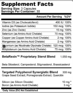 Prostagenix Ingredients